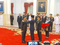 Presiden Jokowi Lantik Jenderal TNI Agus Subiyanto Jadi Panglima TNI