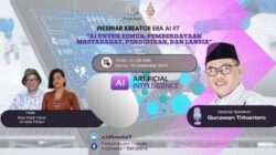 Kreator Era AI dan SATUPENA Akan Diskusikan Peran AI Dalam Memberdayakan Masyarakat